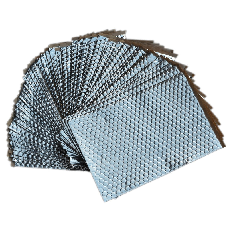 Hex Sound Deading Sheets Self Adhesive Acoustic insulation (50 Sheet Pack) - 4-Way Stretch
