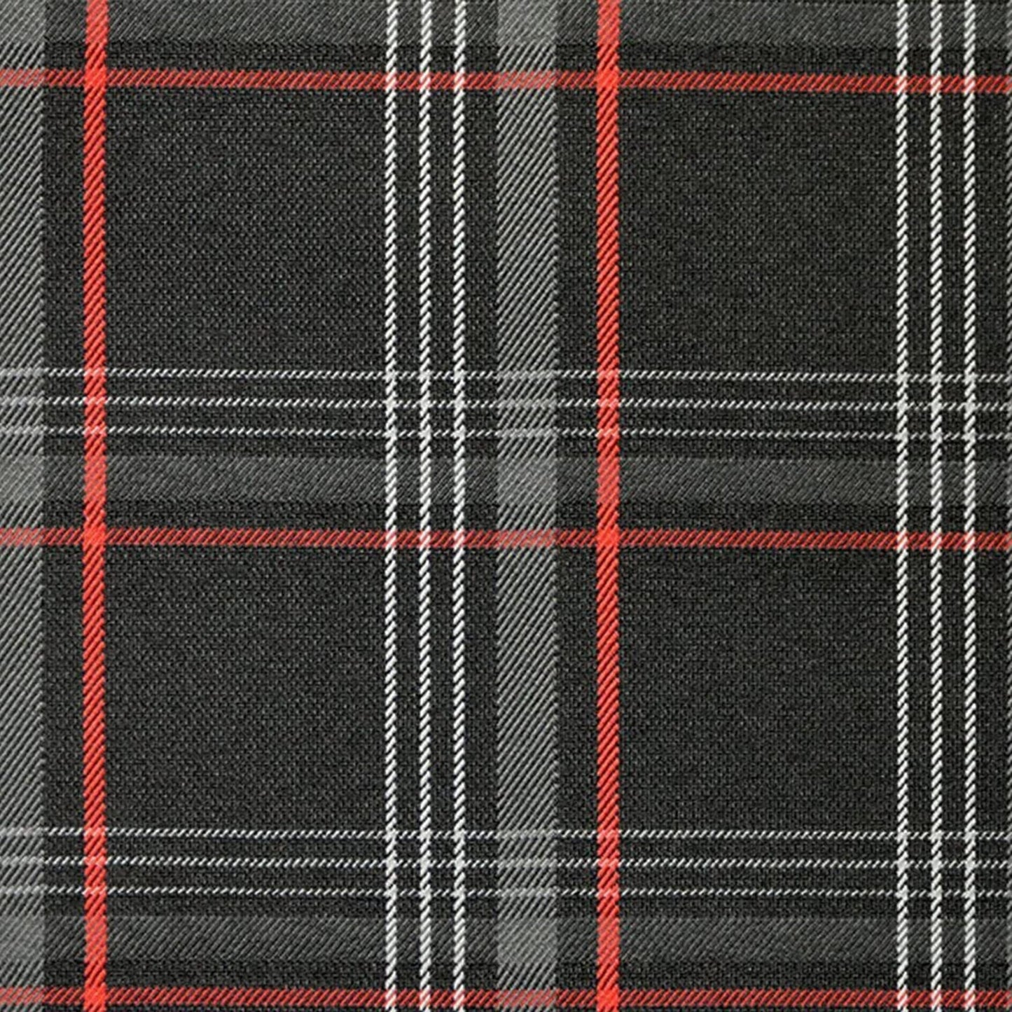 Tartan Fabric GTI Style 5mm Scrim Foam Backed Vehicle Seatr Upholstry (1.5m Wide) - 4-Way Stretch