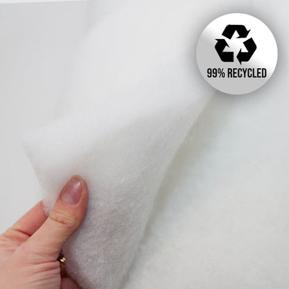 Dacron Thermo Insulation 30mm Thick Lightweight Recycled Material, Anti-Irritation, Fire Resistant - 4-Way Stretch