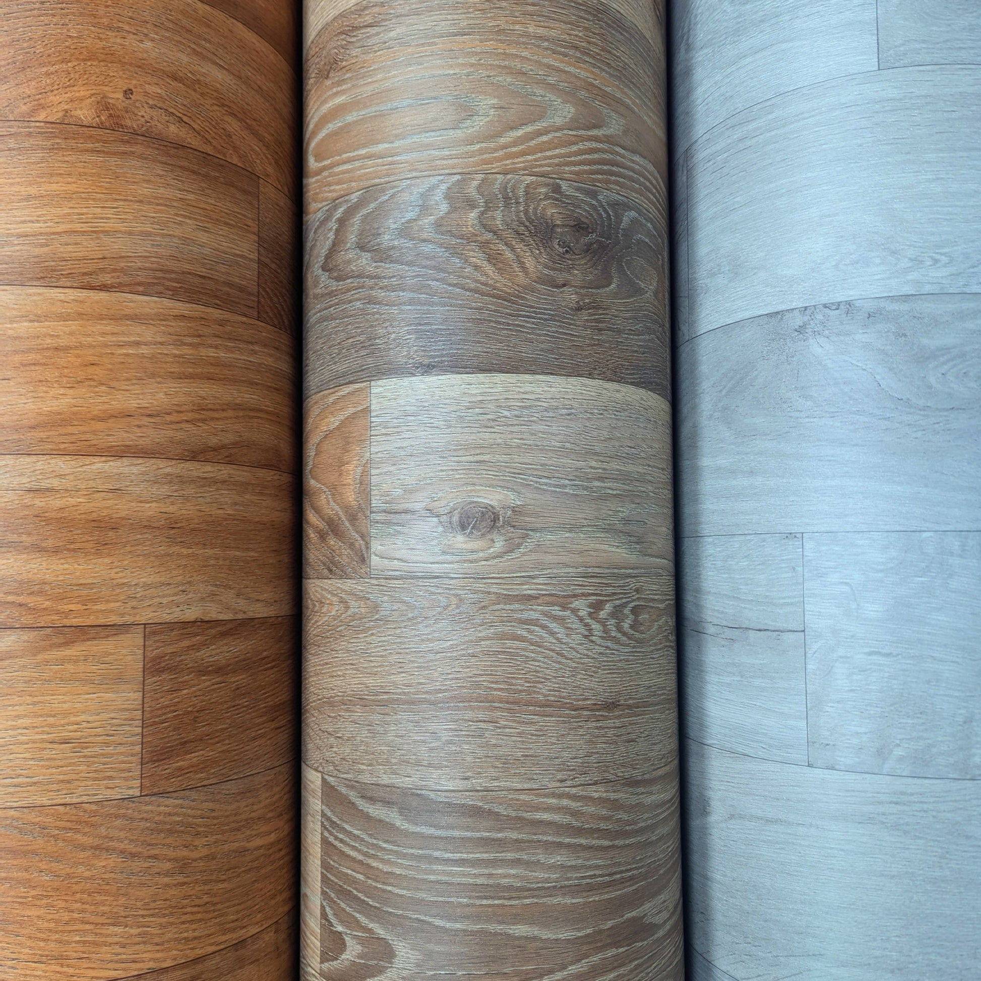 Vinyl Flooring Roll Wood Effect High Quaility Textured R10 Anti Slip Coating 4 WAY - 4-Way Stretch