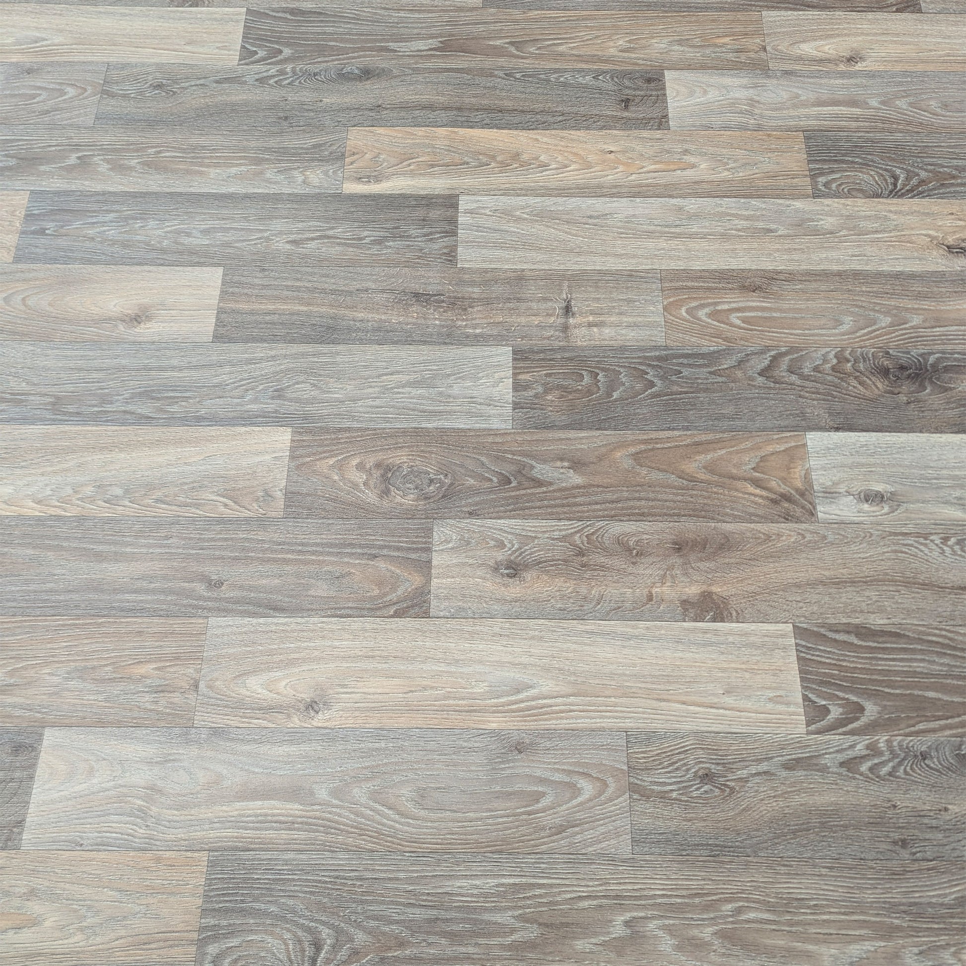 Vinyl Flooring Roll Wood Effect High Quaility Textured R10 Anti Slip Coating 4 WAY - 4-Way Stretch