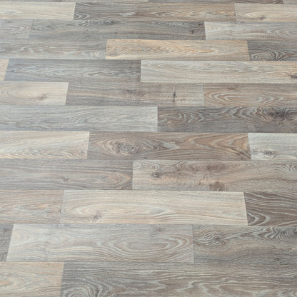 Vinyl Flooring Roll Wood Effect High Quaility Textured R10 Anti Slip Coating 4 WAY - 4-Way Stretch