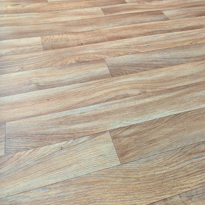 Vinyl Flooring Roll Wood Effect High Quaility Textured R10 Anti Slip Coating 4 WAY - 4-Way Stretch