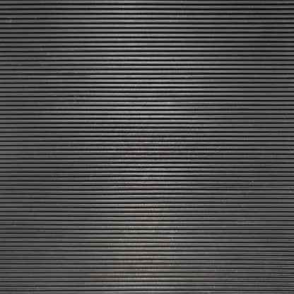 Rubber Flooring Anti Slip Matting Roll - 1.2m Wide Ribbed - 4-Way Stretch