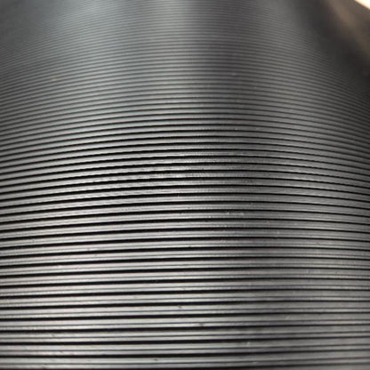 Rubber Flooring Anti Slip Matting Roll - 1.2m Wide Ribbed - 4-Way Stretch