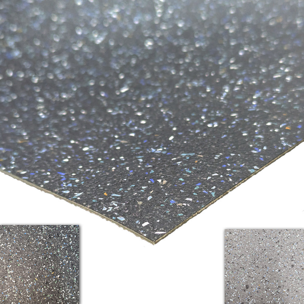Speckle Vinyl Flooring R10 Anti-Slip Coating Heavy Duty Commercial Grade (2m Wide Roll) - 4-Way Stretch