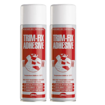 Trim-Fix High Temperature Adhesive Spray Glue 500ml - 4-Way Stretch