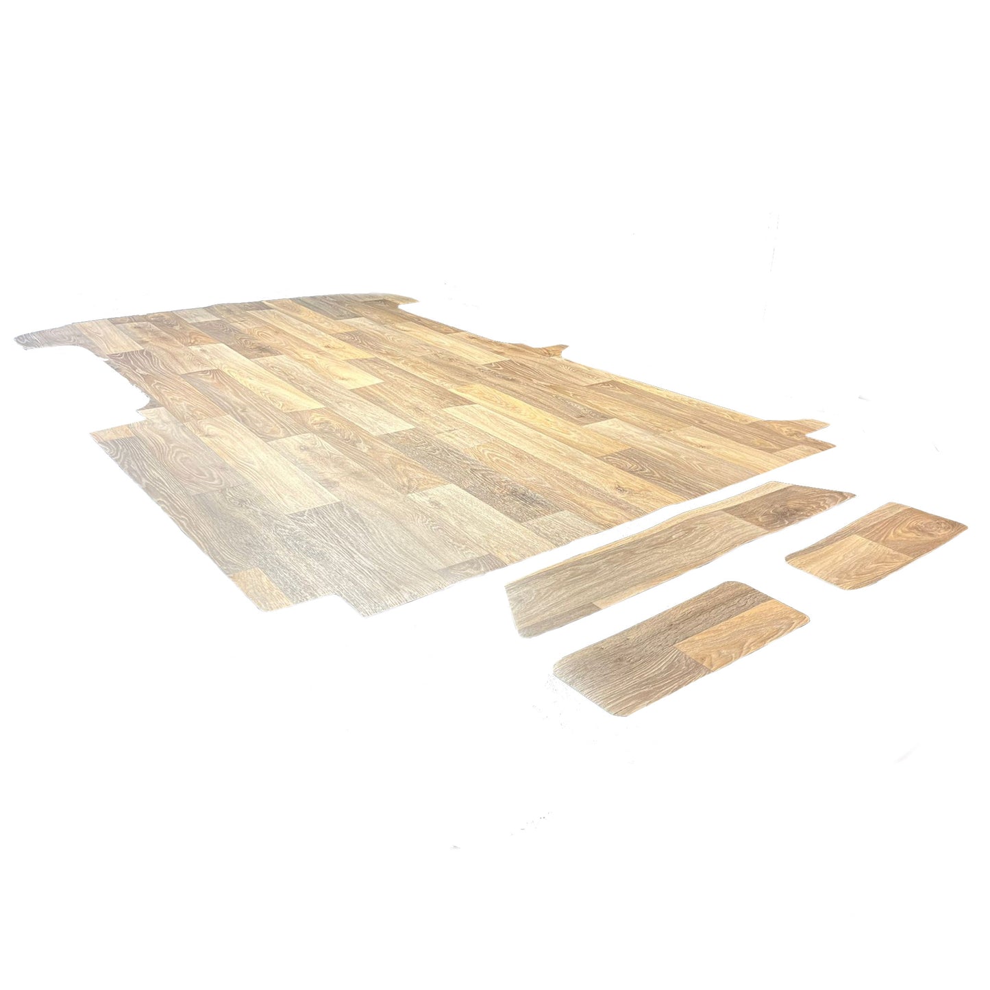 Automotive Pre-Cut VW T5 & T6 Vinyl Campervan Floors (With Side Steps Cuts) - 4-Way Stretch